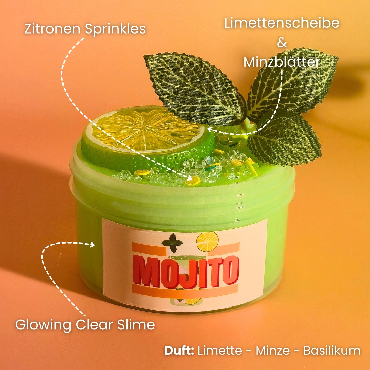 Mojito - Glowing Clear Slime