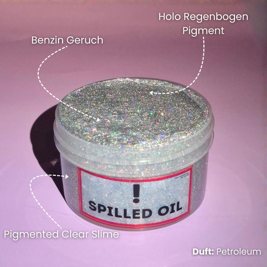 Spilled Oil - (Benzin) Holo Slime Strawberry Slime