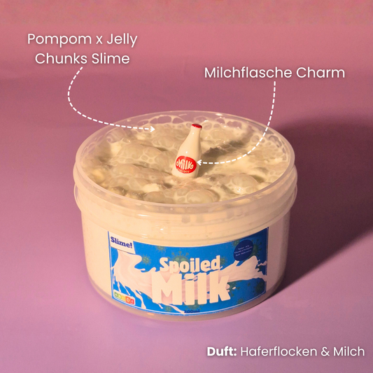 Spoiled Milk - Pompom x Jelly Chunks Slime
