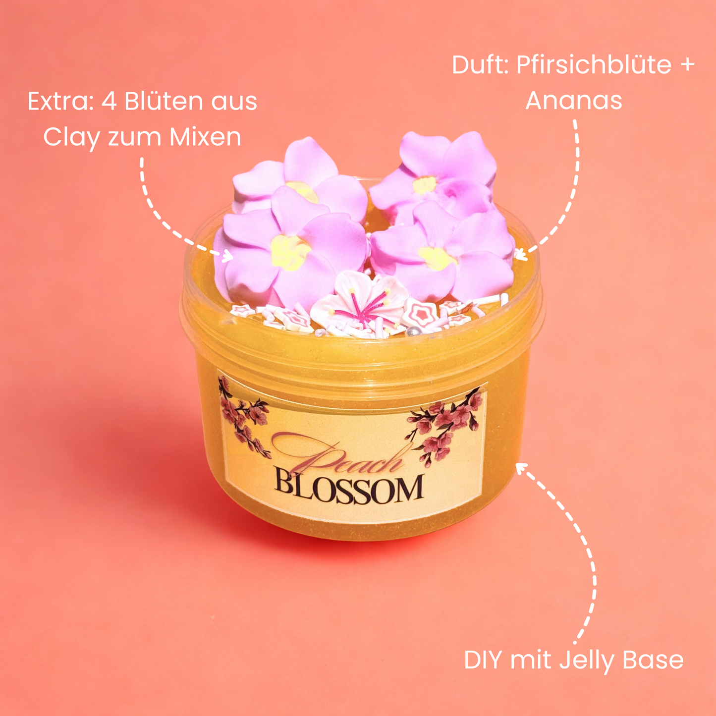 Peach Blossom - Jelly DIY Slime