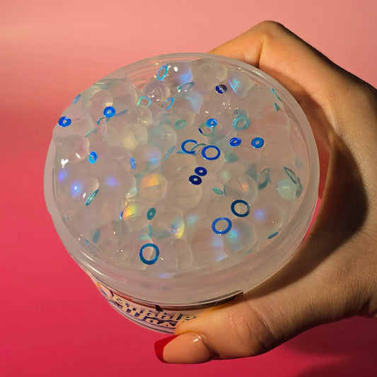 Bubble Wash - Glass Beads Clear Slime Strawberry Slime