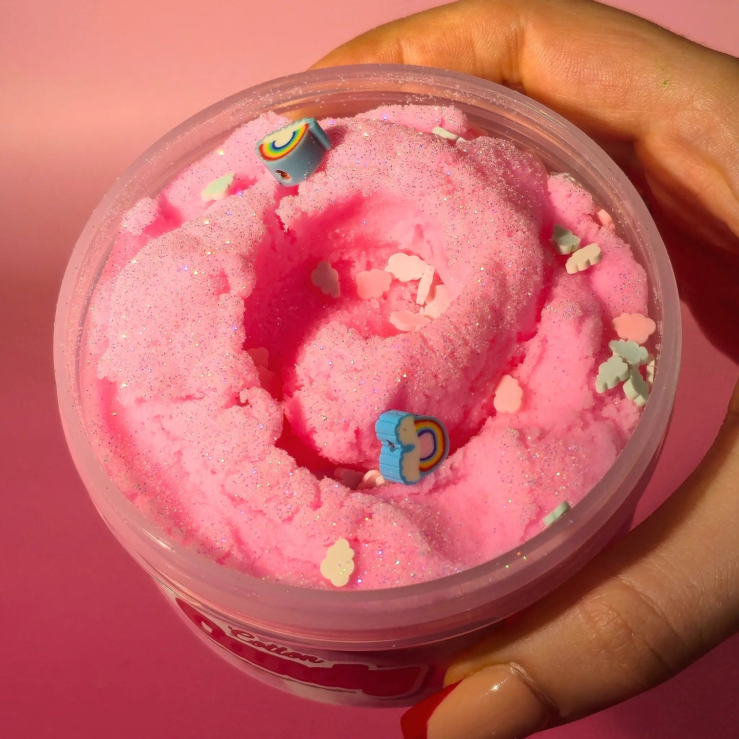 Cotton Candy - Cloud Slime Strawberry Slime