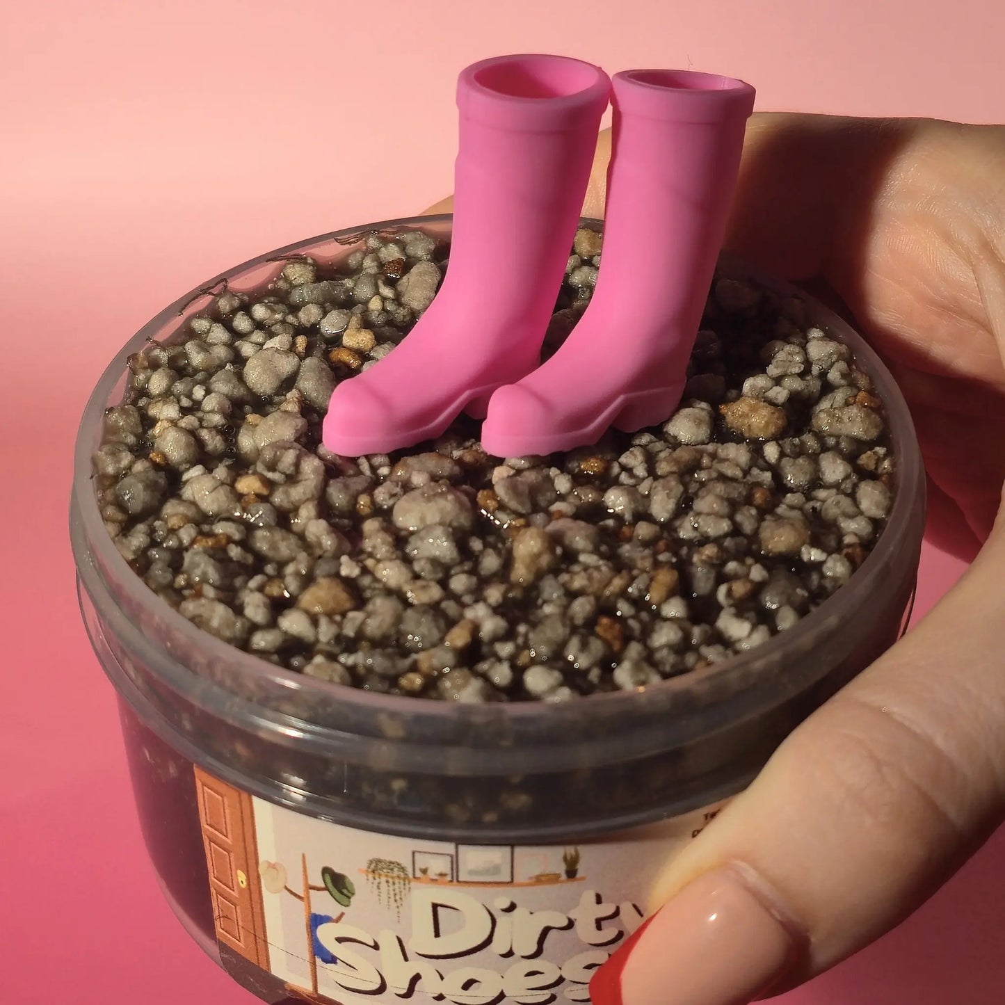 Dirty Shoes - Perlite Slime Strawberry Slime