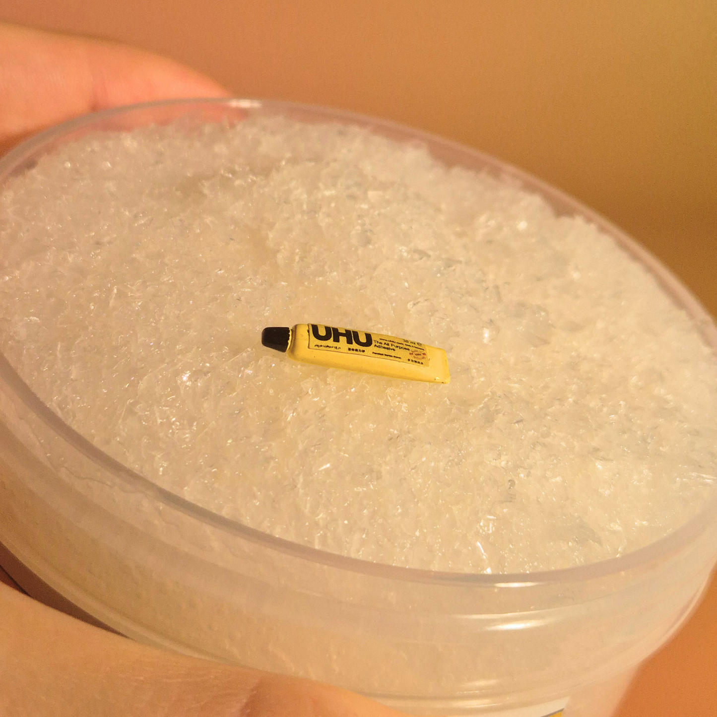 GLUHU - Clear Snowfizz Slime (extra fizzy)