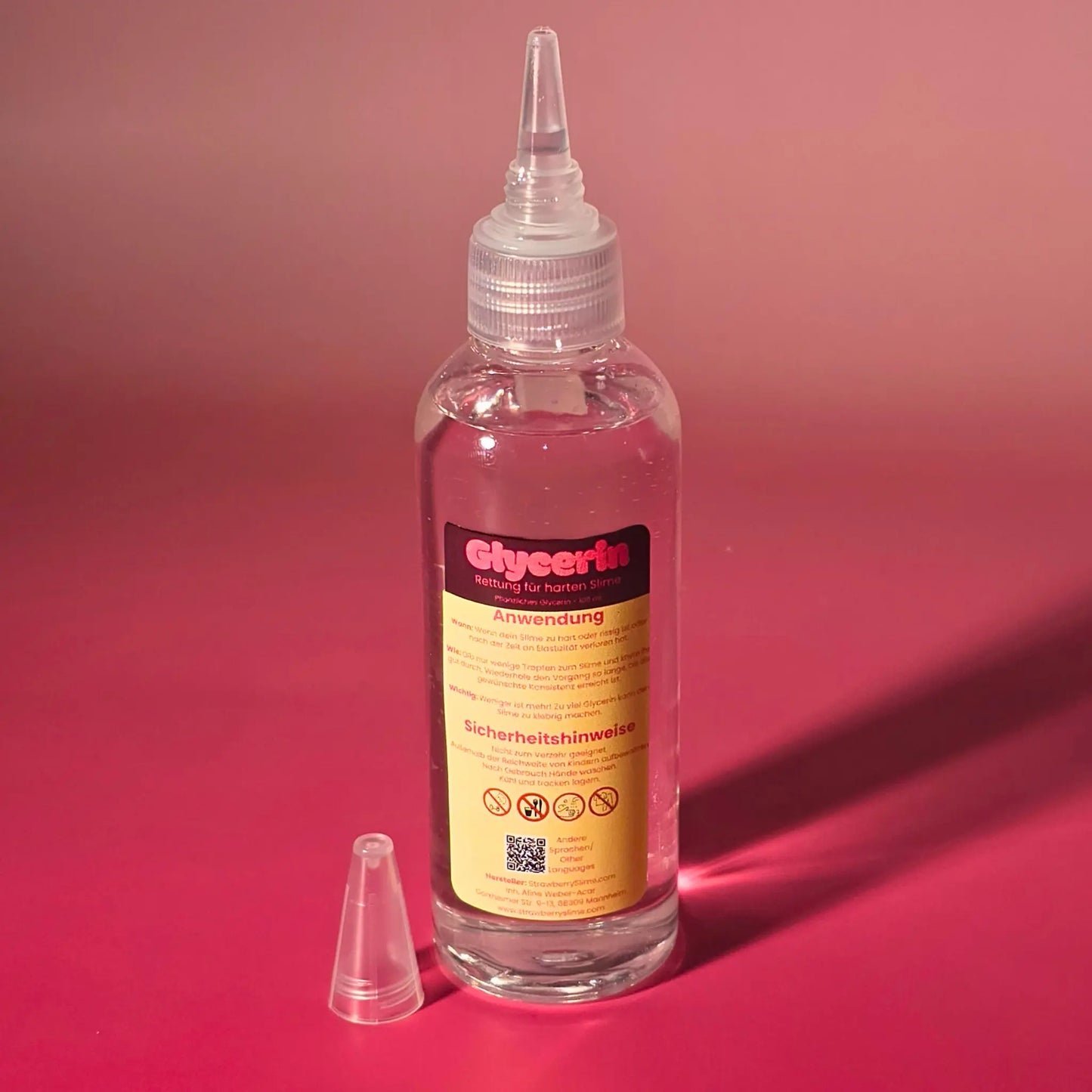 Pflanzliches Glycerin (für festen Slime) Strawberry Slime