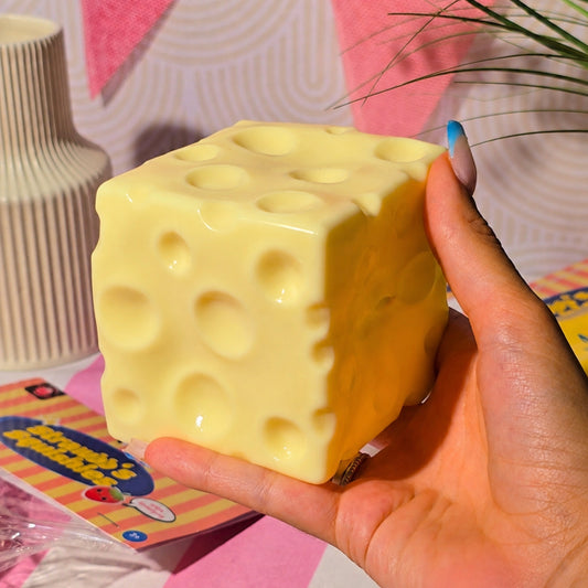 Jumbo Cheese Cube - Squishy