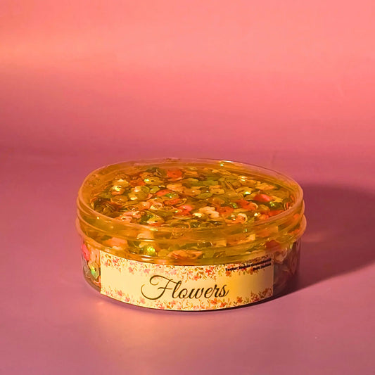 Flowers - Sequin Crunchbomb Slime Strawberry Slime