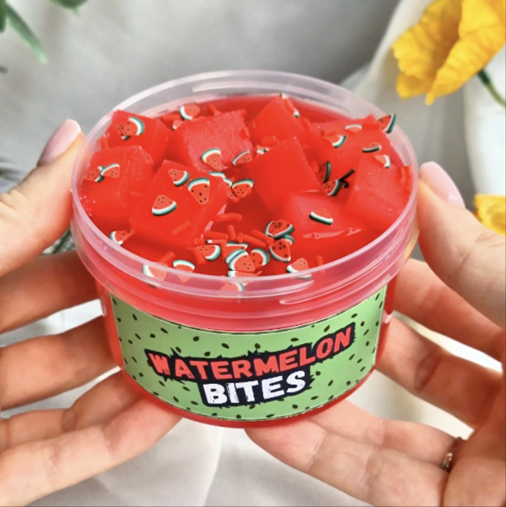Watermelon Bites Jelly Cube Slime