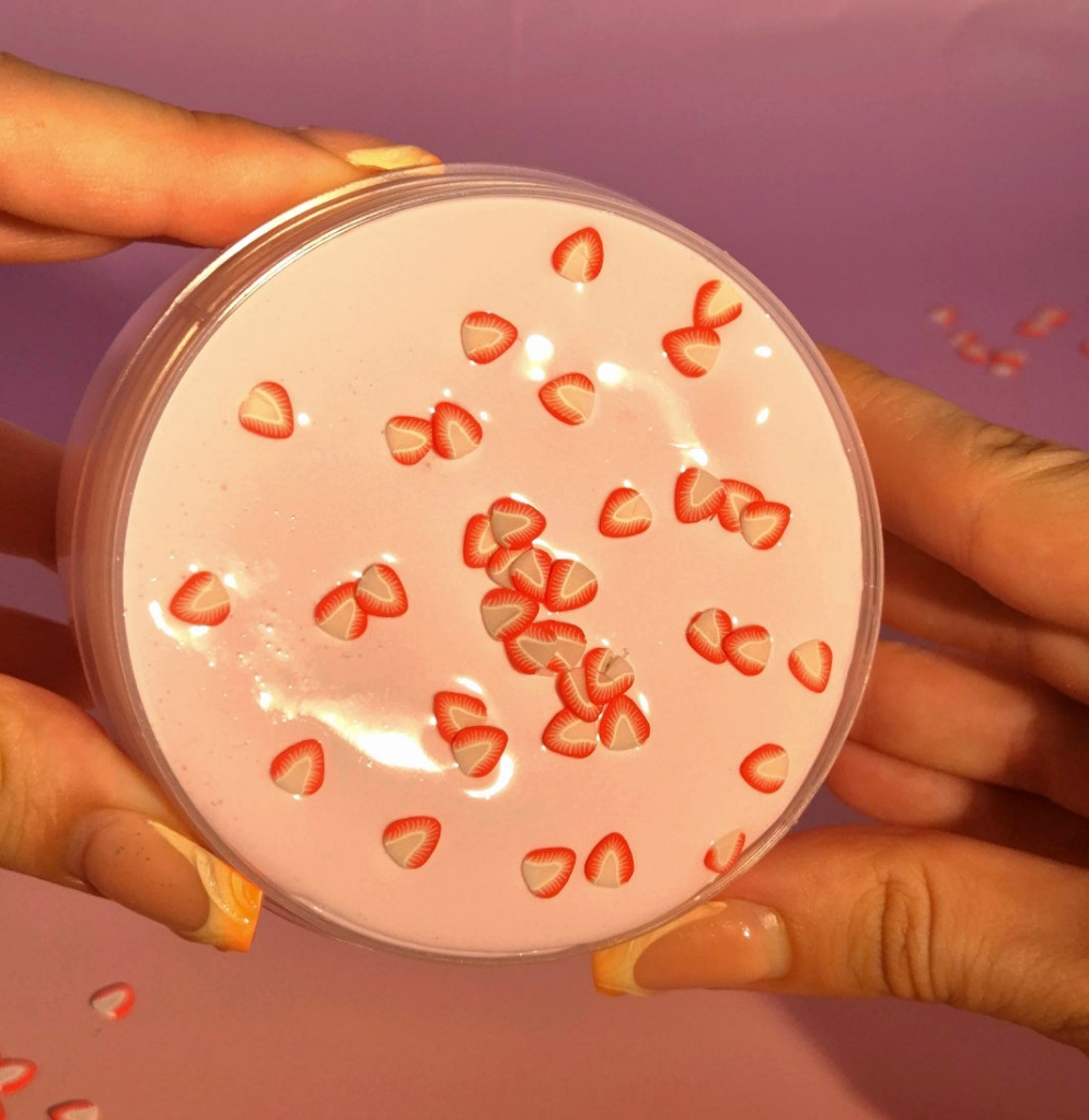 Strawberry Milk - Thick & Creamy Slime (neue Textur)