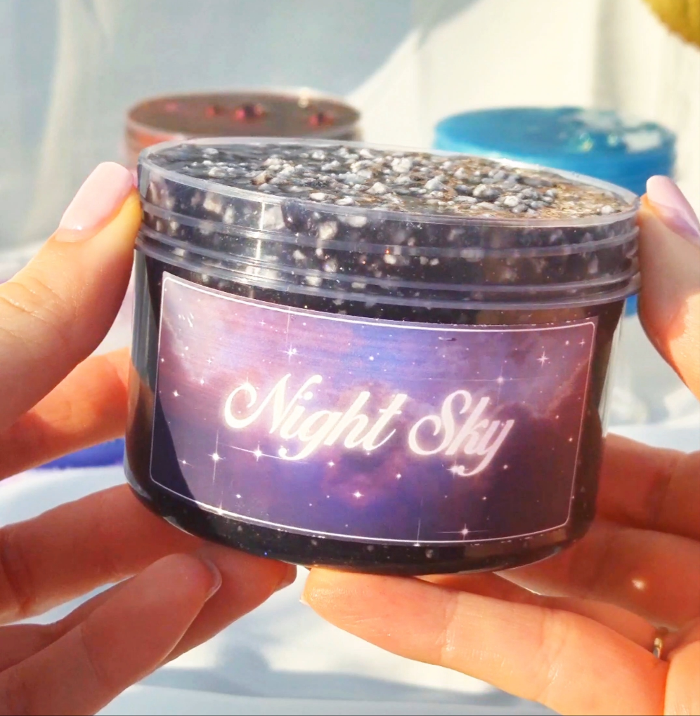 Night Sky Perlite Clear Slime