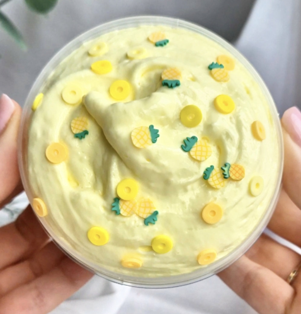 Pineapple Whip Marshmallow Whip Slime