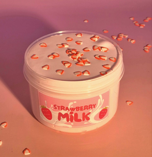 Strawberry Milk - Thick & Creamy Slime (neue Textur)