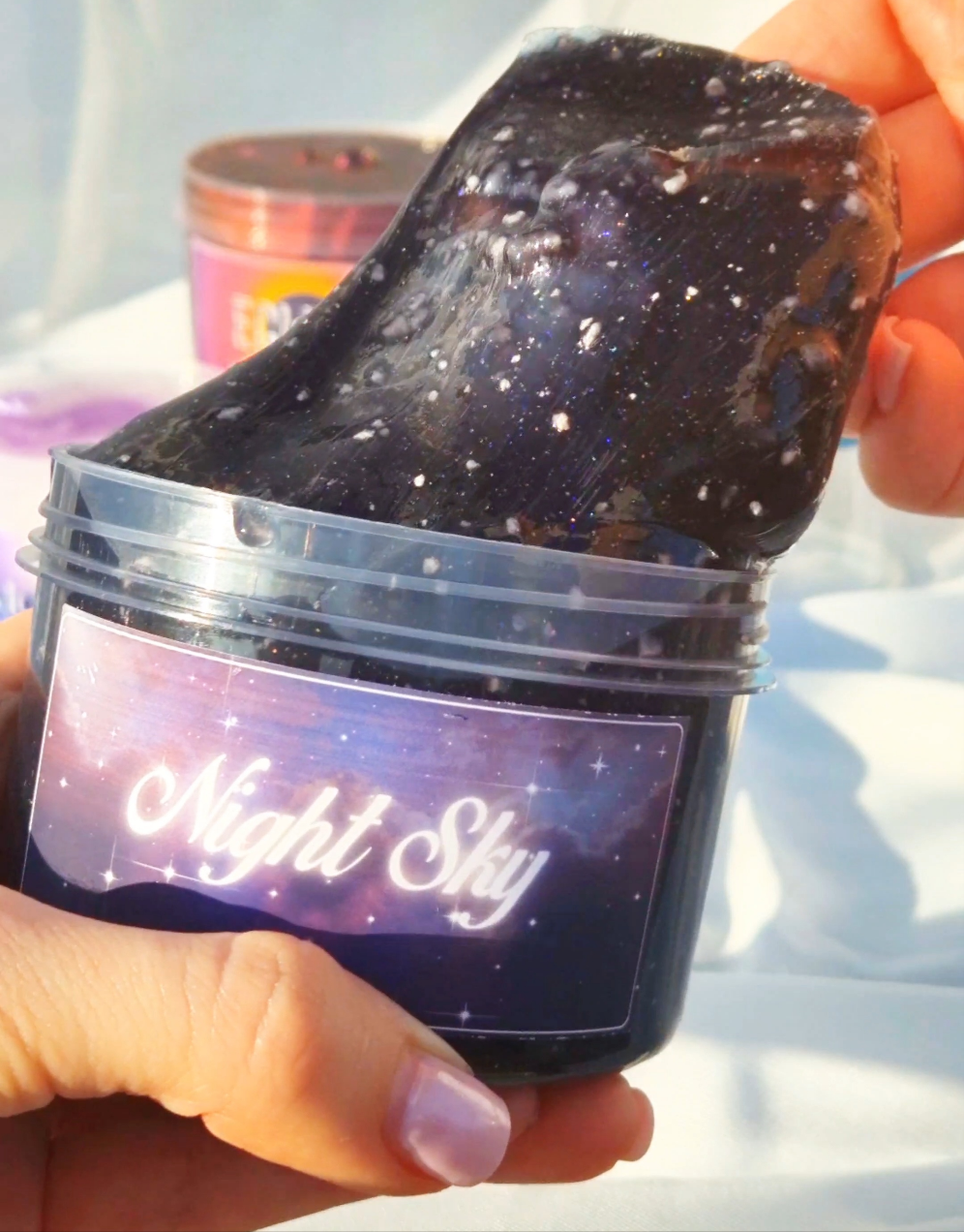 Night Sky Perlite Clear Slime