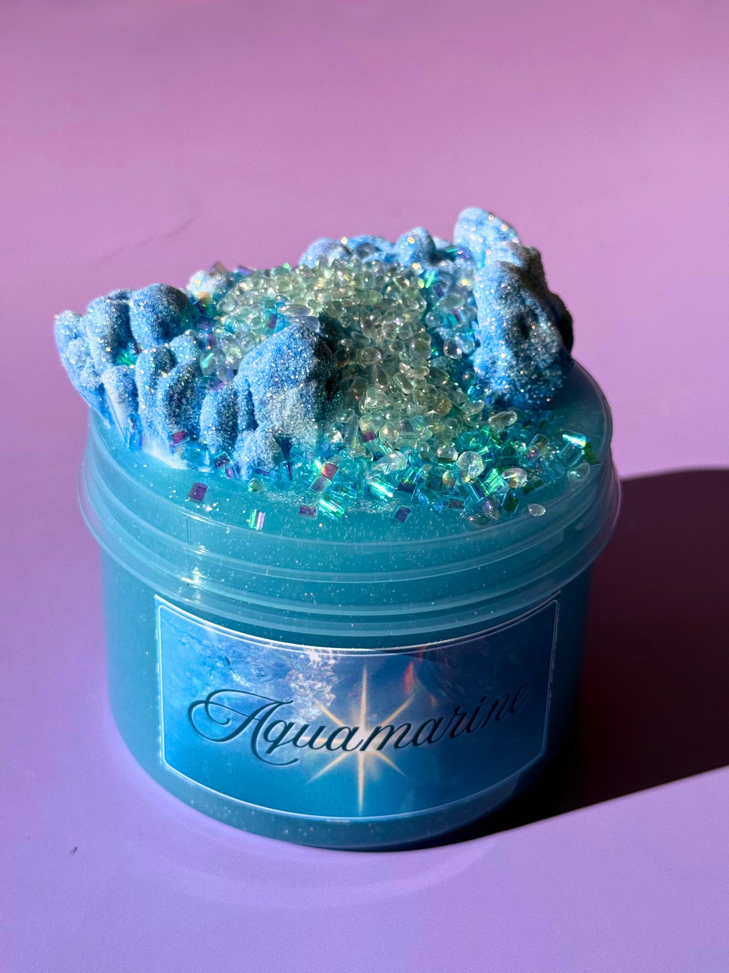Aquamarine - DIY (Jelly + Clay) Slime