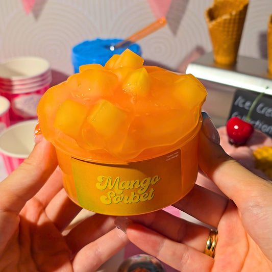 Mango Sorbet - Icee Slime + Jelly Cube Slime