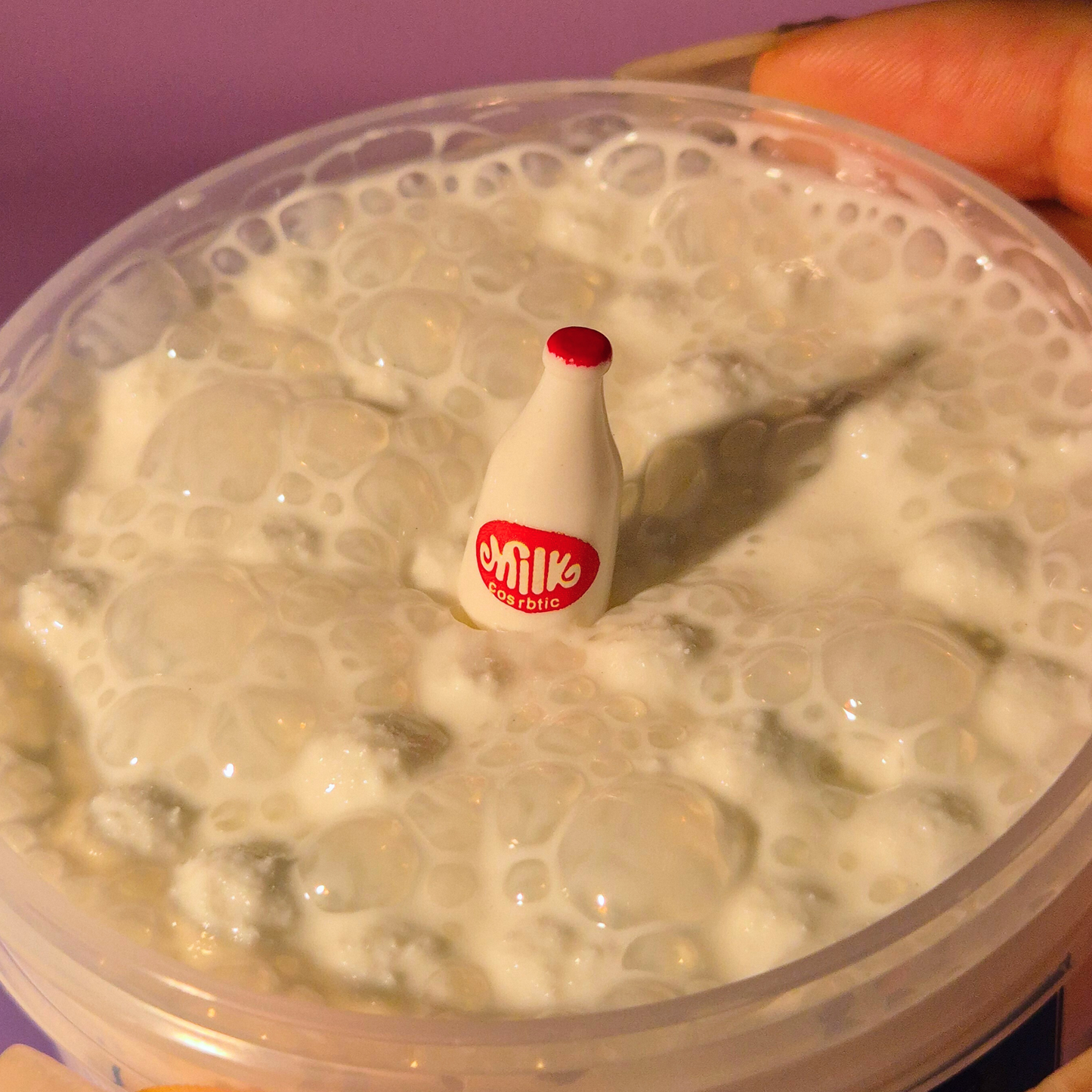 Spoiled Milk - Pompom x Jelly Chunks Slime