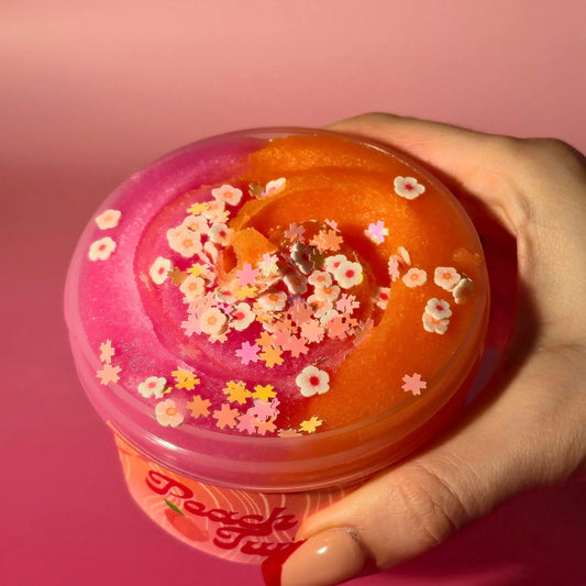 Peach Twist - zweifarbiger Icee Slime Strawberry Slime