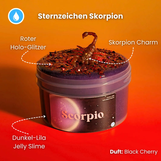 Scorpio (Sternzeichen Skorpion) - Jelly Slime Strawberry Slime