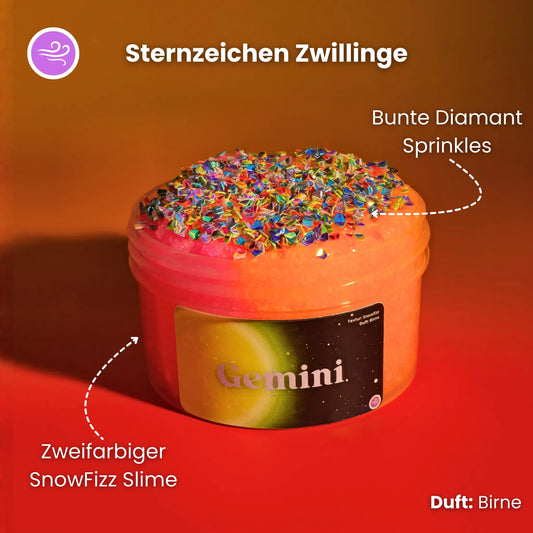 Gemini (Sternzeichen Zwilling) - Snowfizz Slime Strawberry Slime