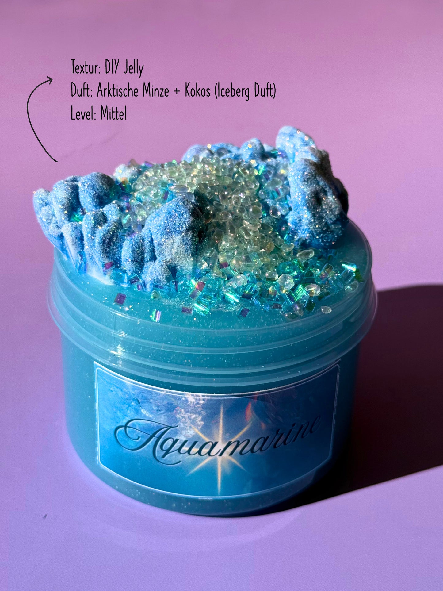 Aquamarine - DIY (Jelly + Clay) Slime