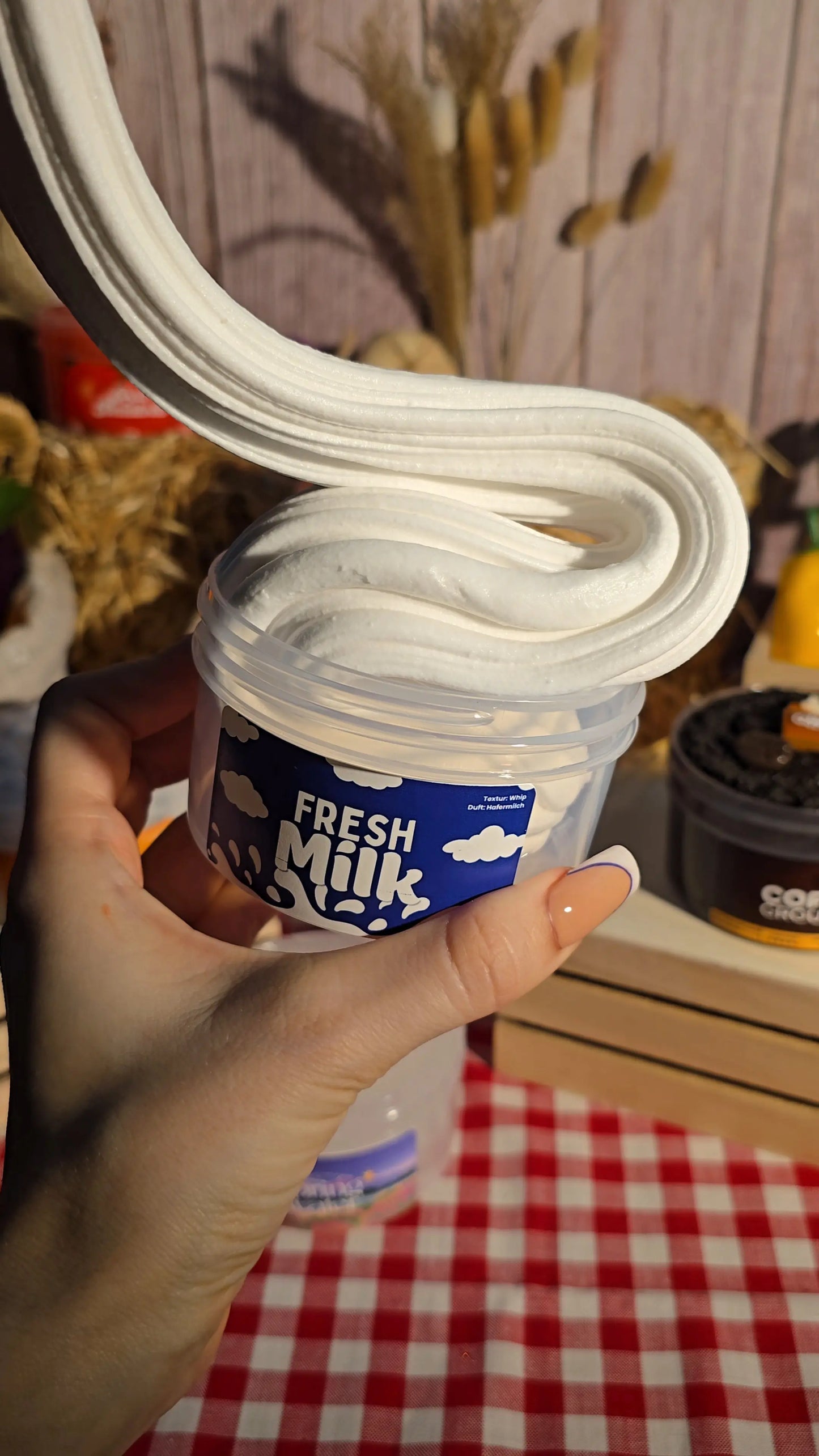 Fresh Milk - Whip Slime Strawberry Slime