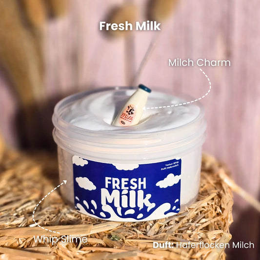 Fresh Milk - Whip Slime Strawberry Slime