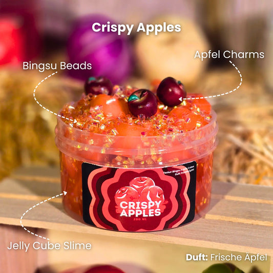 Crispy Apples - Bingsu x Jelly Cube Slime Strawberry Slime