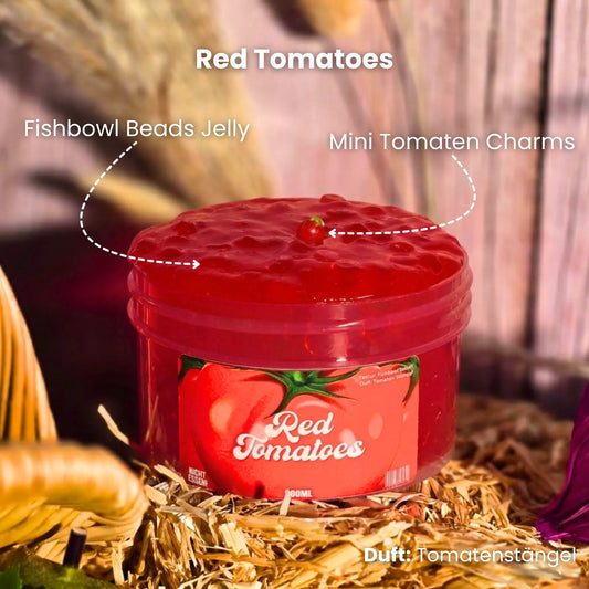 Red Tomatoes - Fishbowl Beads Jelly Slime Strawberry Slime