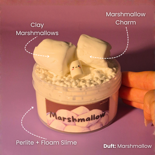 Marshmallow - Floam x Perlite Mini DIY Slime