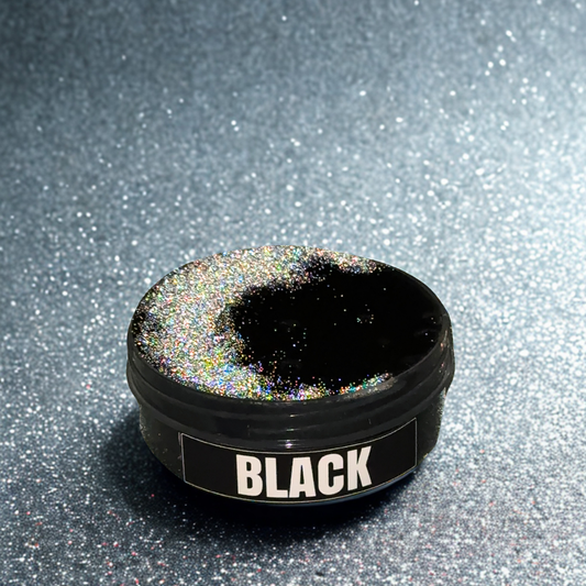BLACK - Clear Slime mit Caviar Perlen
