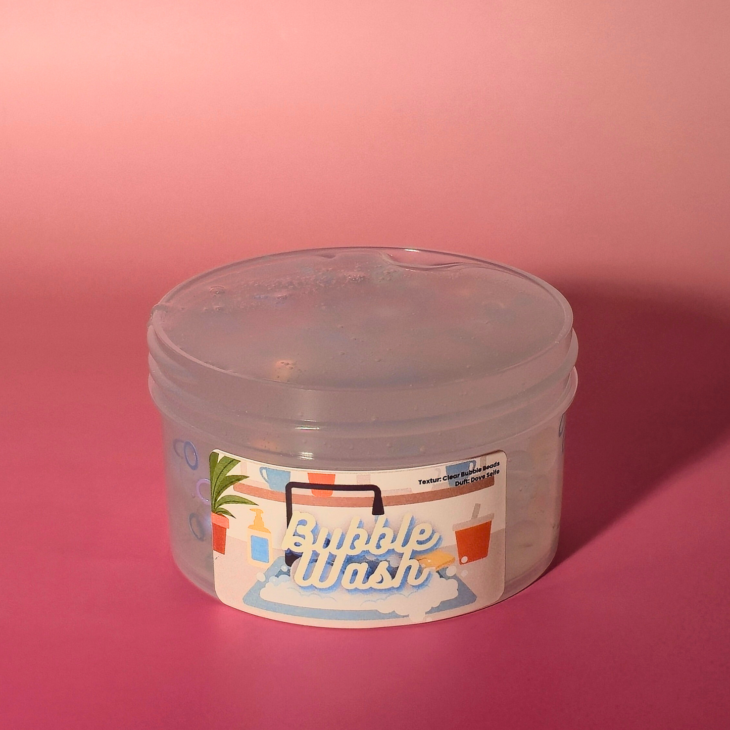 Bubble Wash - Glass Beads Clear Slime