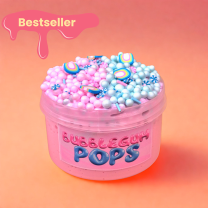 Bubblegum Pops - White Glue Floam Slime