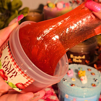 Candy Apple - Clear Wax Cracking Slime