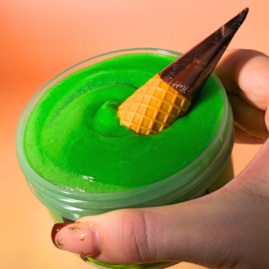 Matcha Ice Cream - Micro Sand Slime