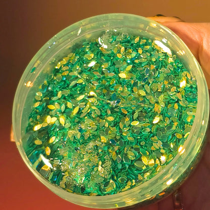 Leaves - Sequin Crunchbomb Slime