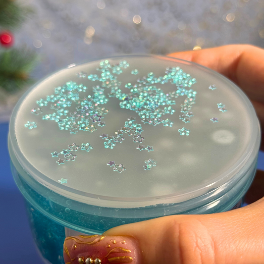 Frozen Lake - Wax Cracking Slime mit Perlen