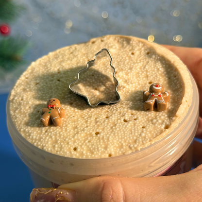 Gingerbread Cookie Dough - Cloudcream x Microfloam Slime