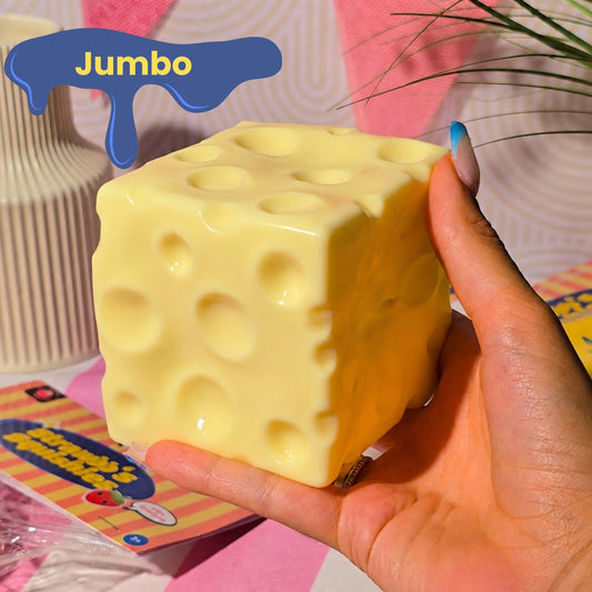 Jumbo Cheese Cube - Squishy