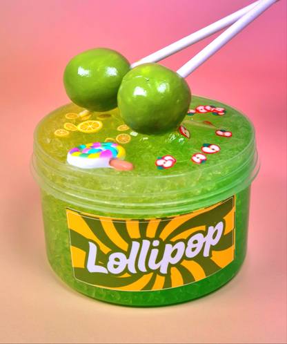 Lollipop - Sugar Beads DIY Clay Cracking Slime