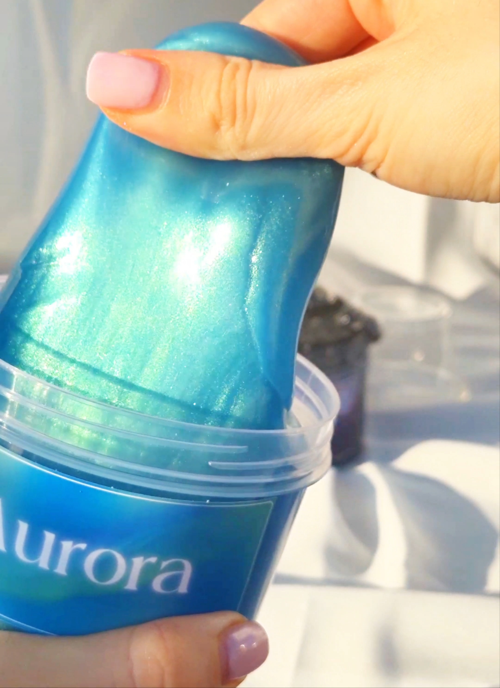 Aurora 🦋 Pigmented Clear Slime