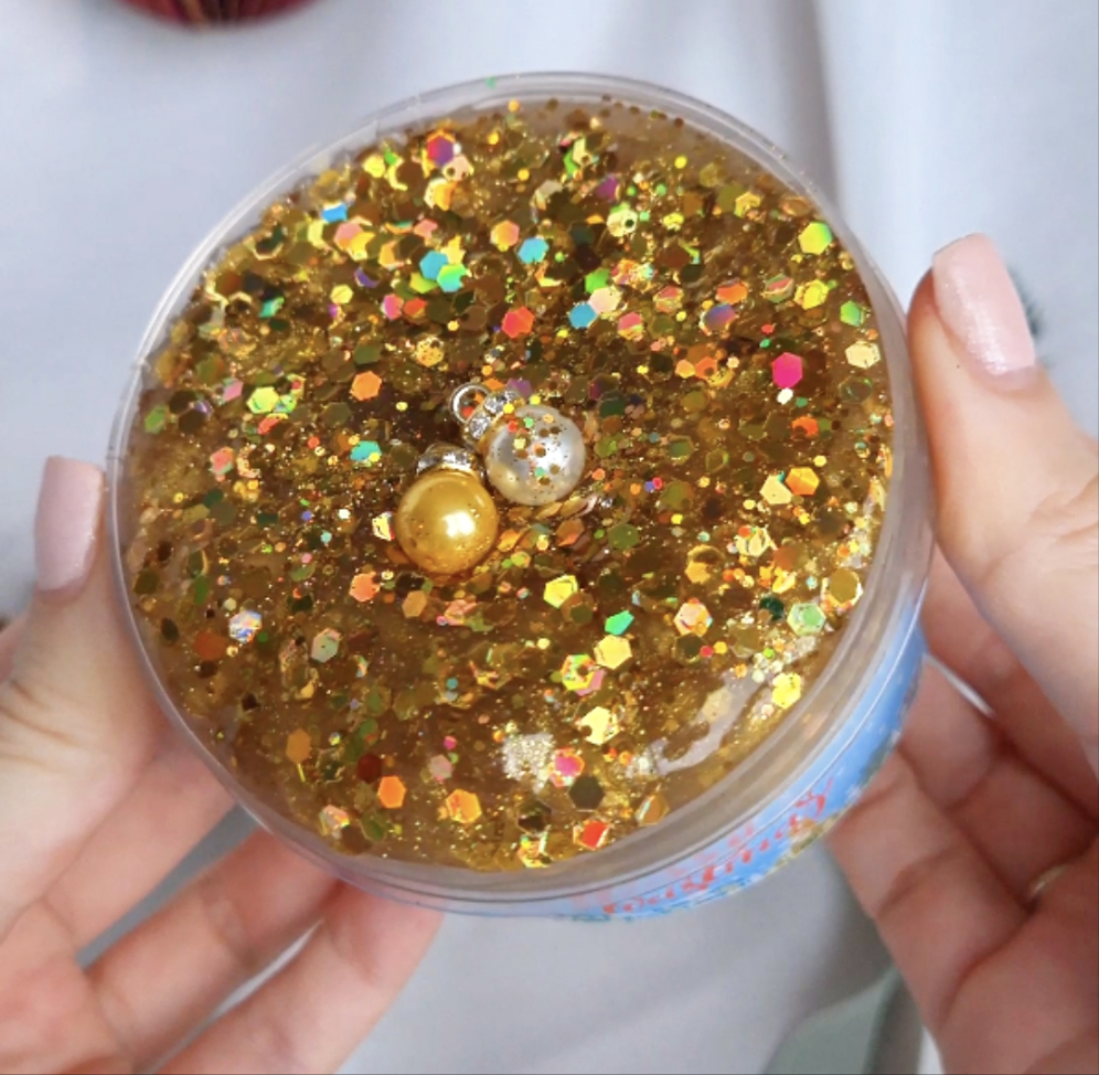 Merry Christmas 🎅 Clear Glitter Slime