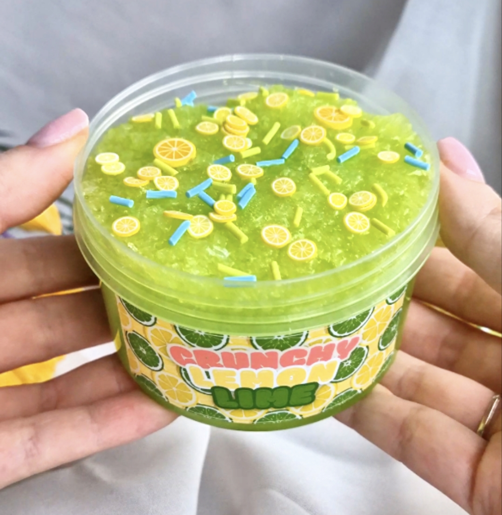 Crunchy Lemon Lime Snowfizz Slime