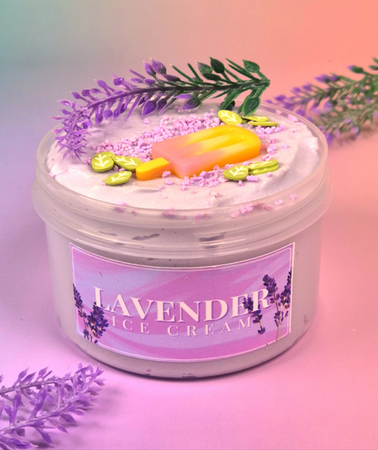 Lavender Ice Cream - Cloud Cream Slime
