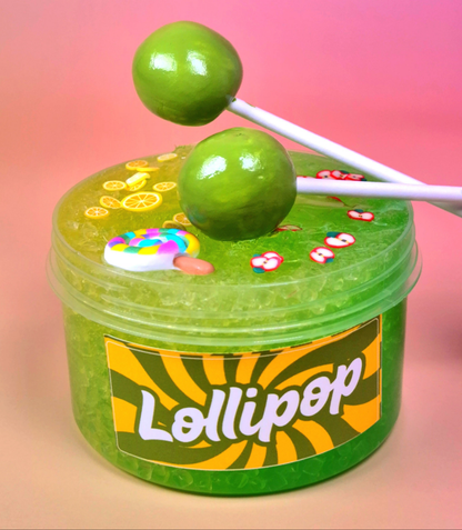 Lollipop - Sugar Beads DIY Clay Cracking Slime