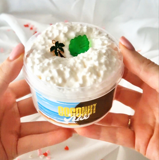 Coconut Kiss White Glue Bingsu Slime