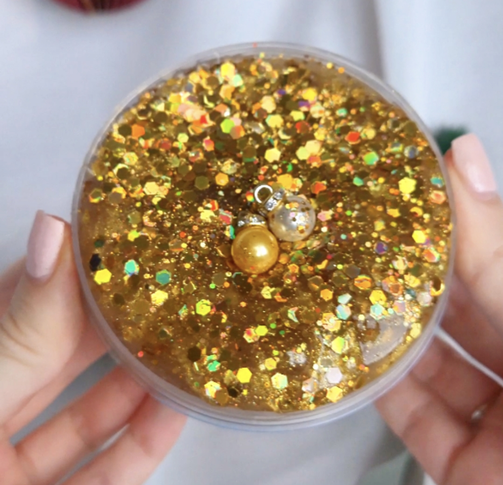 Merry Christmas 🎅 Clear Glitter Slime