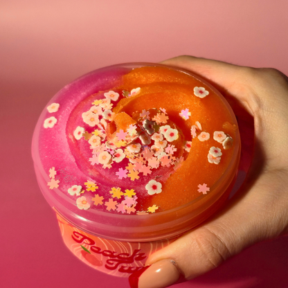 Peach Twist - zweifarbiger Icee Slime