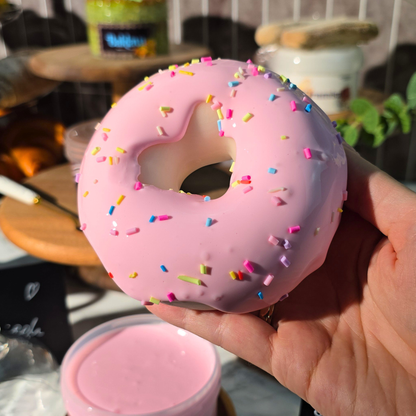 Pink Donut - Thick & Glossy + Wax Cracking Slime