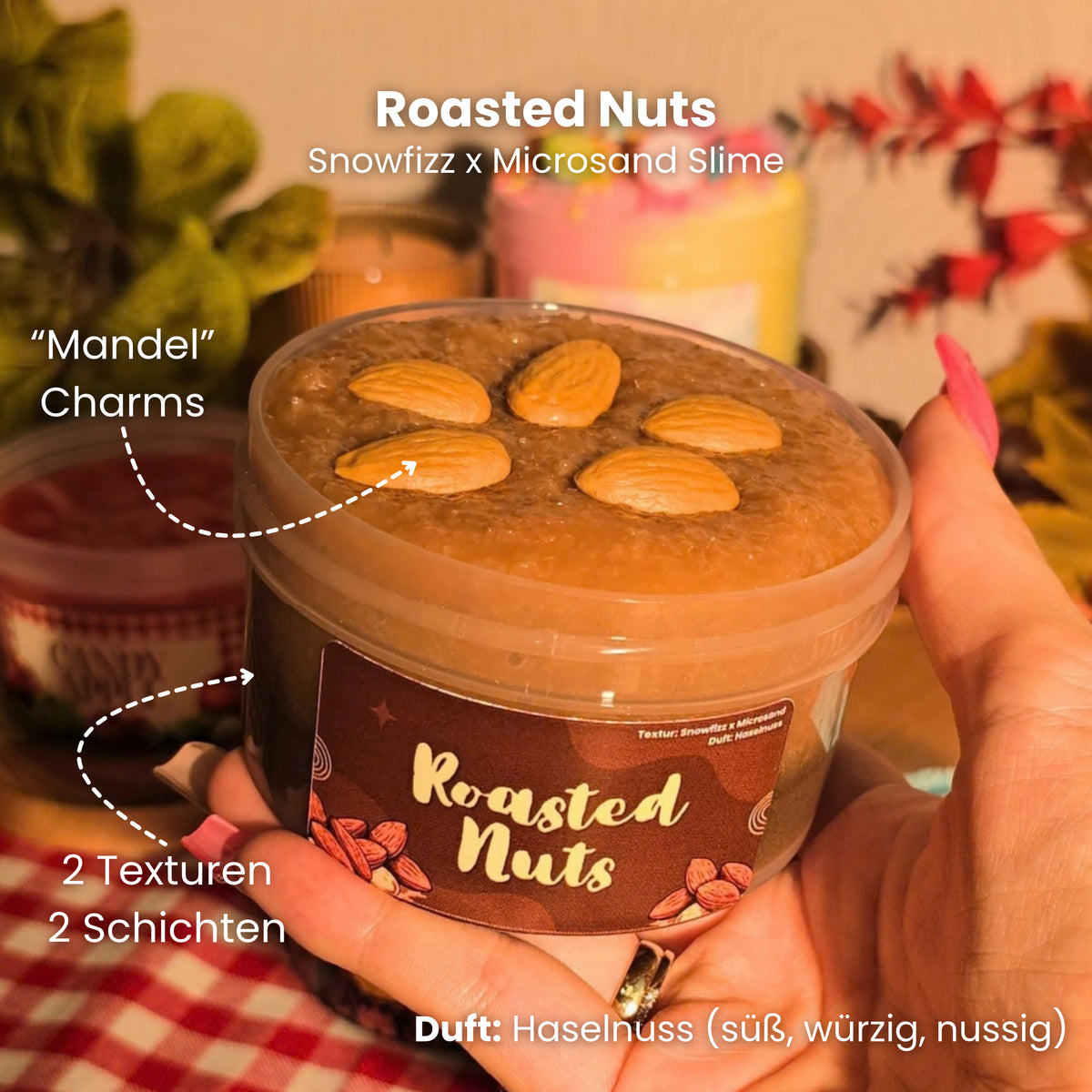 Roasted Nuts - Snowfizz x Microsand Slime