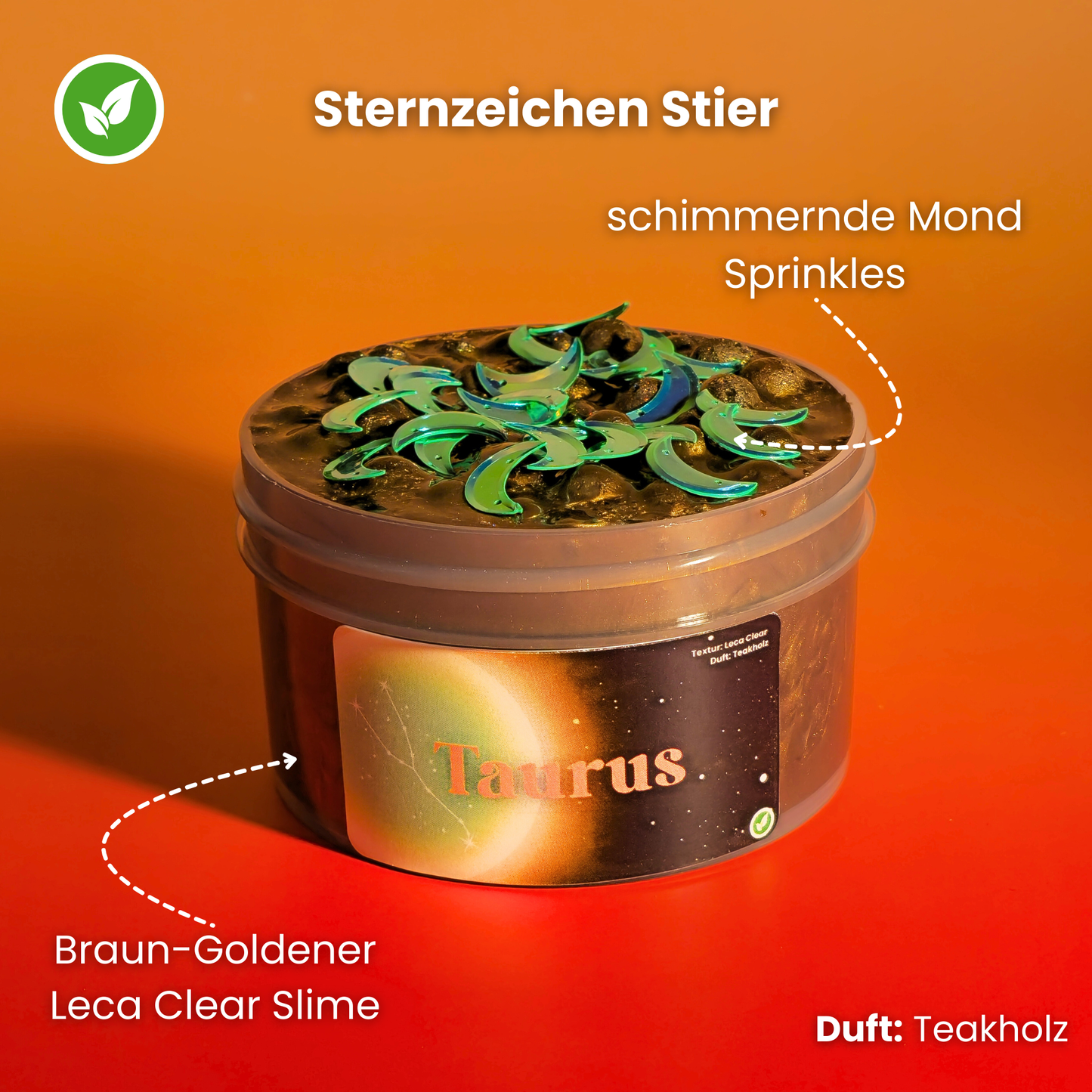 Taurus (Sternzeichen Stier) - Leca Clear Slime